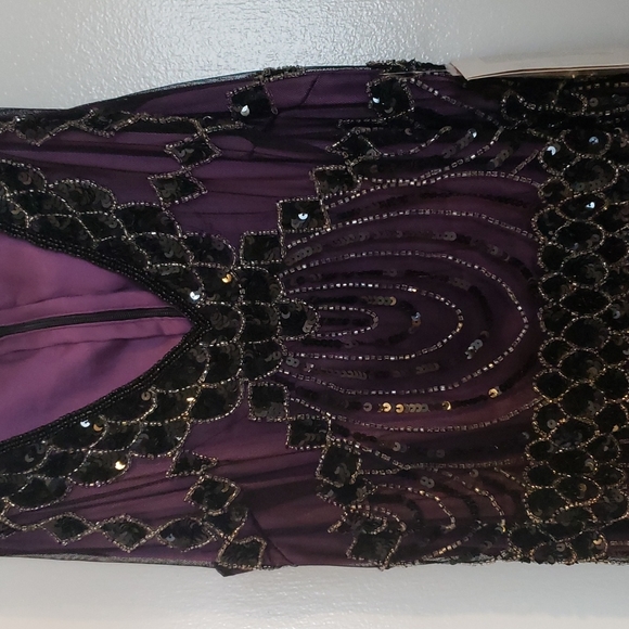 Ashro formal sleeveless seqin dress NWT - Picture 4 of 8